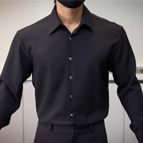 [데일라] 스탠다드 피지크 셔츠 (블랙)