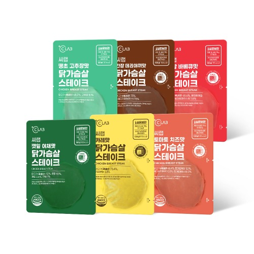 씨랩 상온 닭가슴살 6종