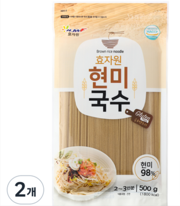 현미 98% 소면 국수