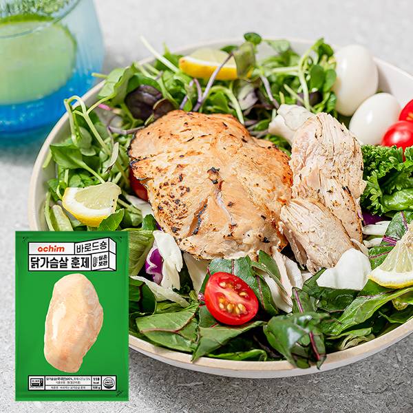 [아침몰] 바로드숑 실온보관 부드러운 닭가슴살 훈제 100g (1팩)