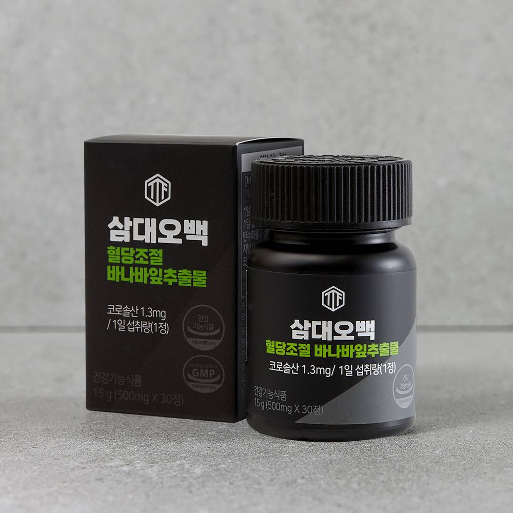삼대오백 혈당조절 바나바잎 추출물 500mg x 30정