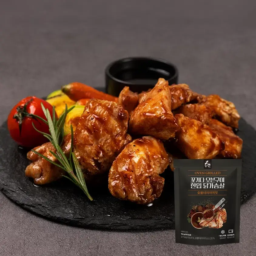 오븐구이 한입 닭가슴살 숯불데리야끼맛 5/10/40개입