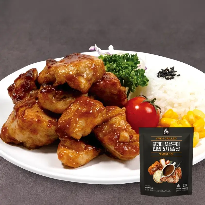 오븐구이 한입 닭가슴살 옛날돈까스맛 5/10/40개입