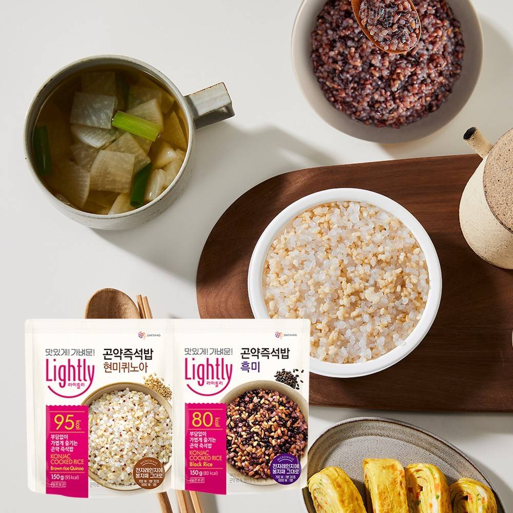 [라이틀리] 곤약즉석밥(현미/흑미) 2종 x 30개