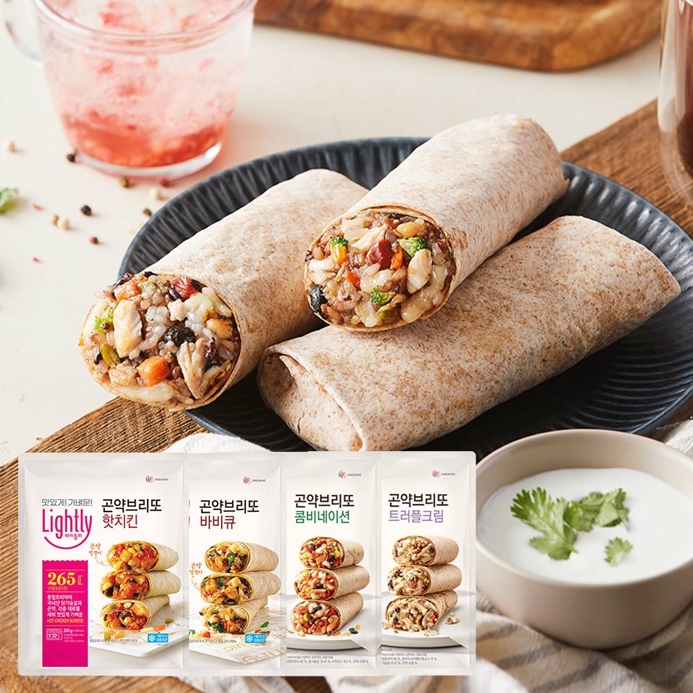 [라이틀리] 곤약 브리또 4종 500g x 2개